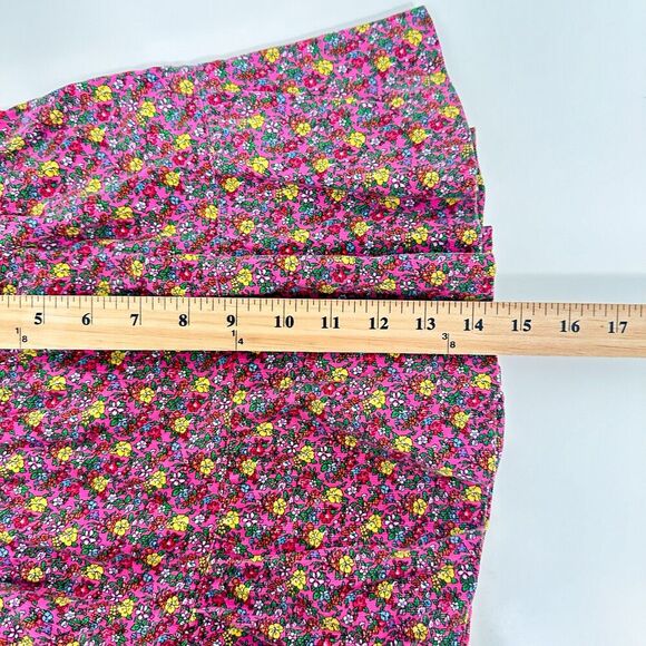 RL Girls Pink Corduroy Floral Skirt Cotton 6 - Picture 6 of 6